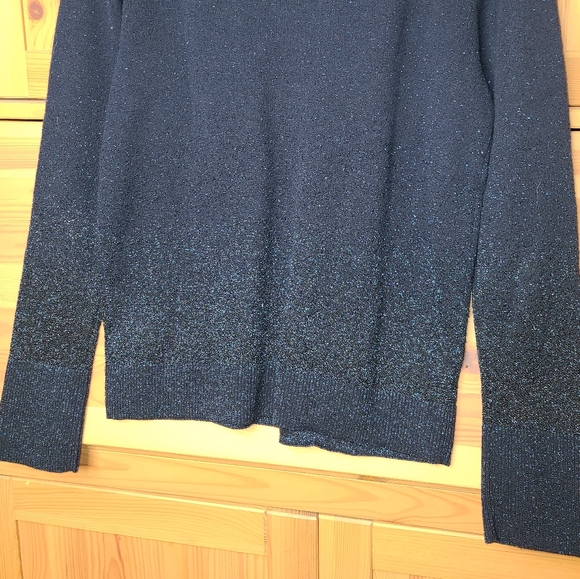 Navy Blue Sparkly Sweater - S - Picture 4 of 5